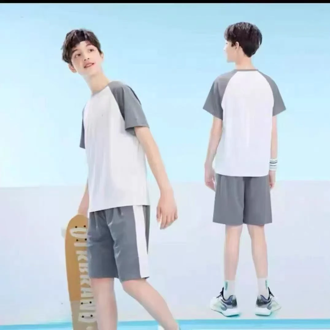 TZ-1968《贵*鸟》速干冰凉 高品质夏款男童女童夏季休闲韩版套装