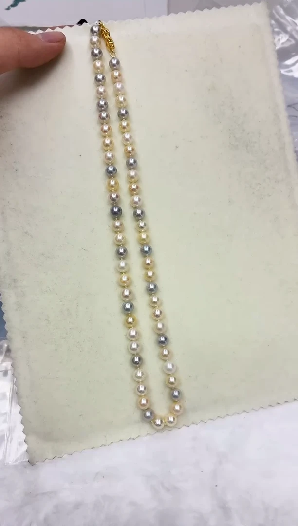 未镶嵌DA海水珍珠海水糖果串链 y1167