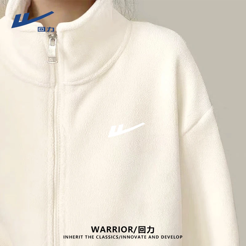 回力休闲卫衣女2025新款奥粒绒圆领秋冬季加绒加厚宽松上衣外套X