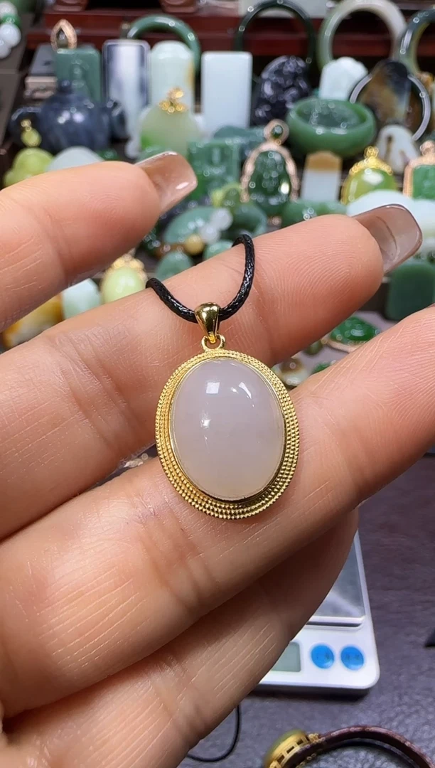 未镶嵌和田玉挂件【宏1220】25