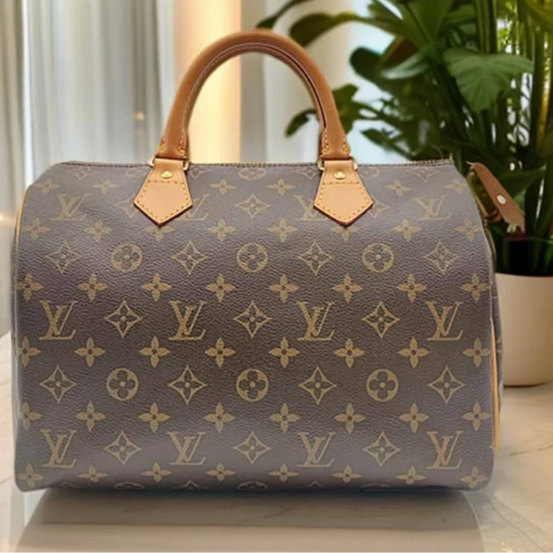 修复品95新 路易威登 speedy30 手提包 七