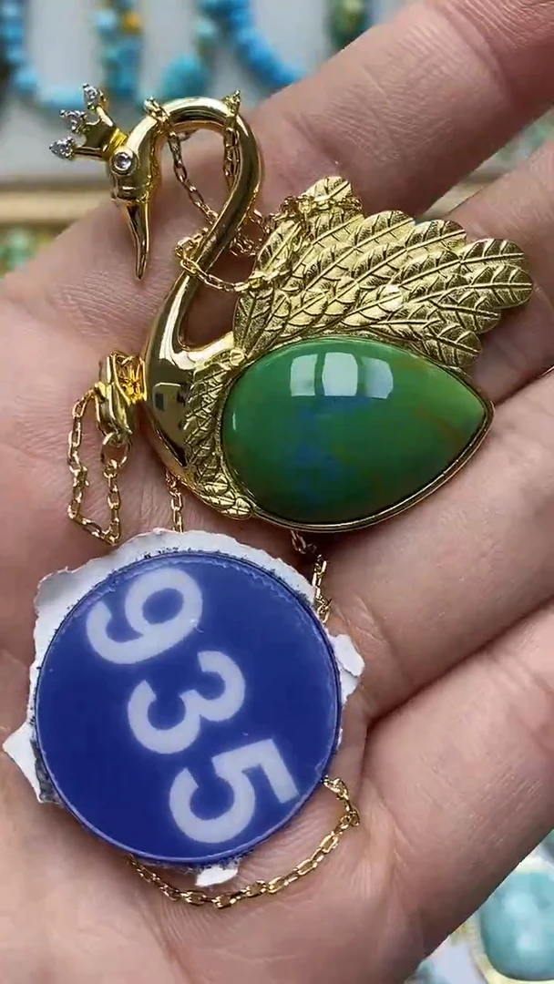 【闪购商品】绿松石项链合金935项链