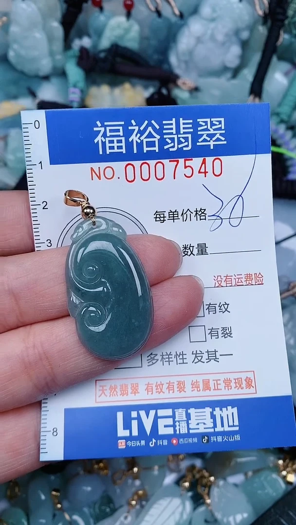 【闪购商品】翡翠颈饰未镶嵌...0007540
