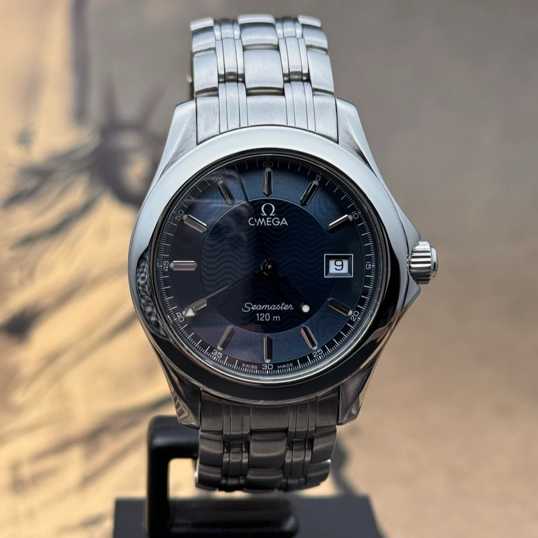 95新 Omega/欧米茄 海马/公价11800/石英/38mm/2511.81.00