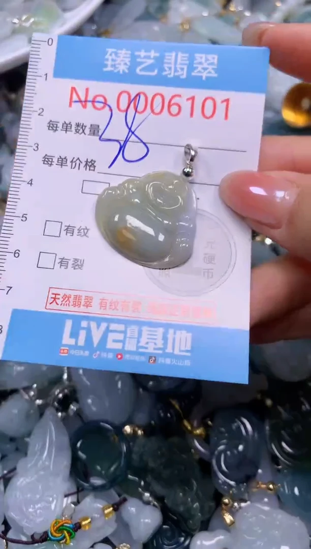 颈饰未镶嵌翡翠6101