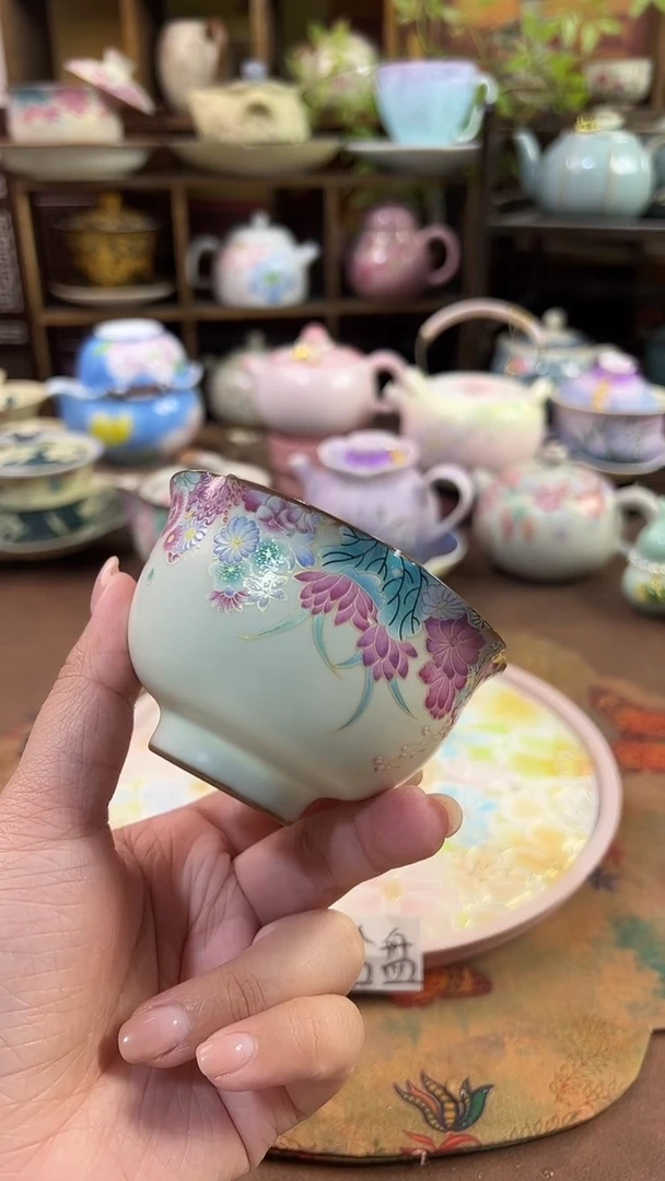 汝窑 猪油冻主人杯