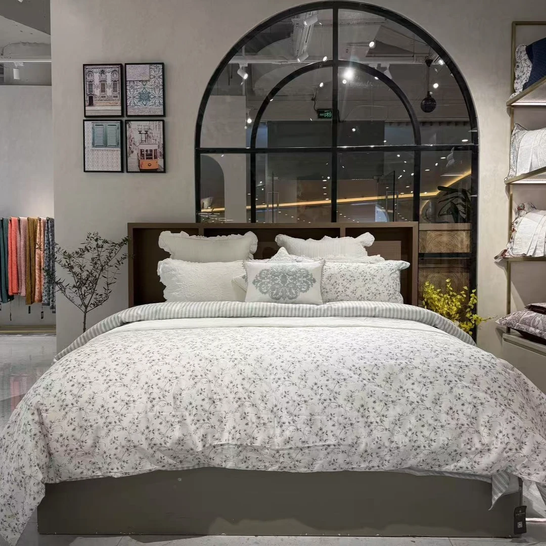 SIUTEEN葡萄牙纯进口POPPER 波普尔四件套 全棉印花 法式田园