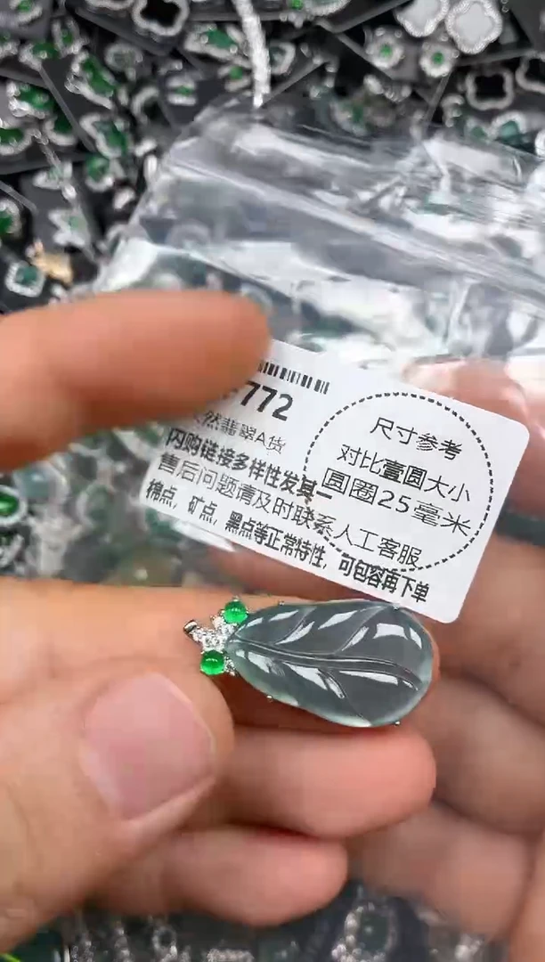 颈饰未镶嵌翡翠吴*子F772吊坠