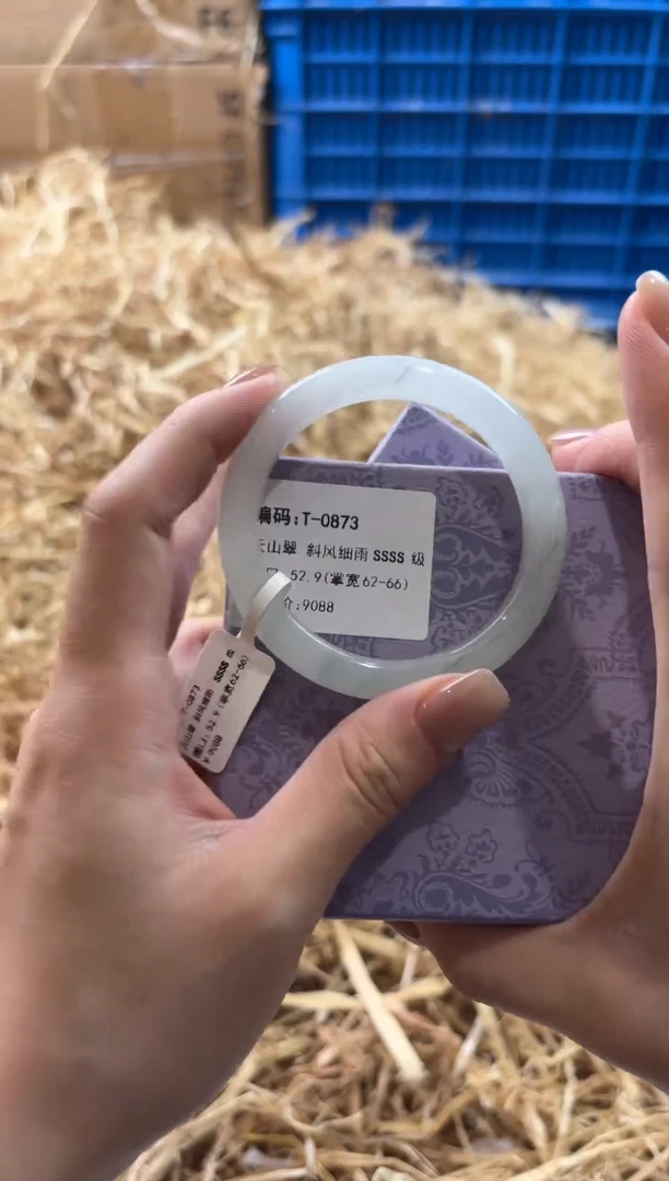 未镶嵌手镯石英质玉T-0873