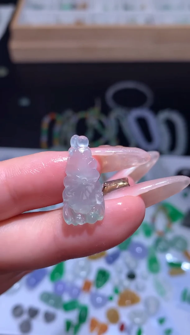 未镶嵌定制翡翠荷叶