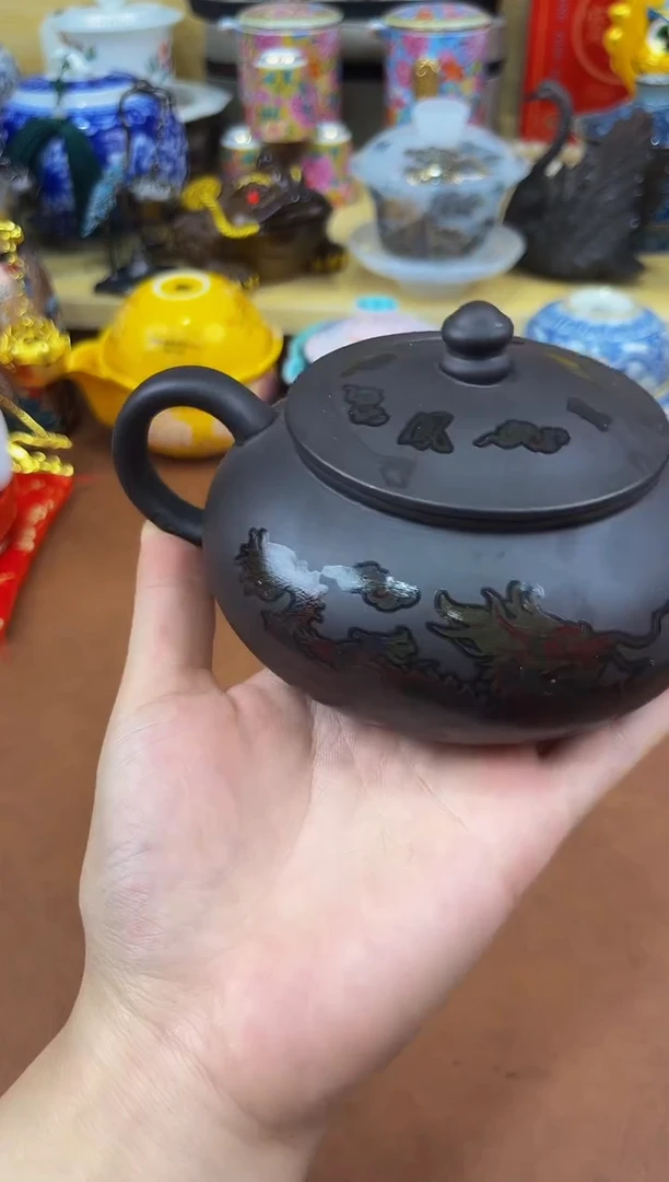 陶瓷茶具摆件旅行套组