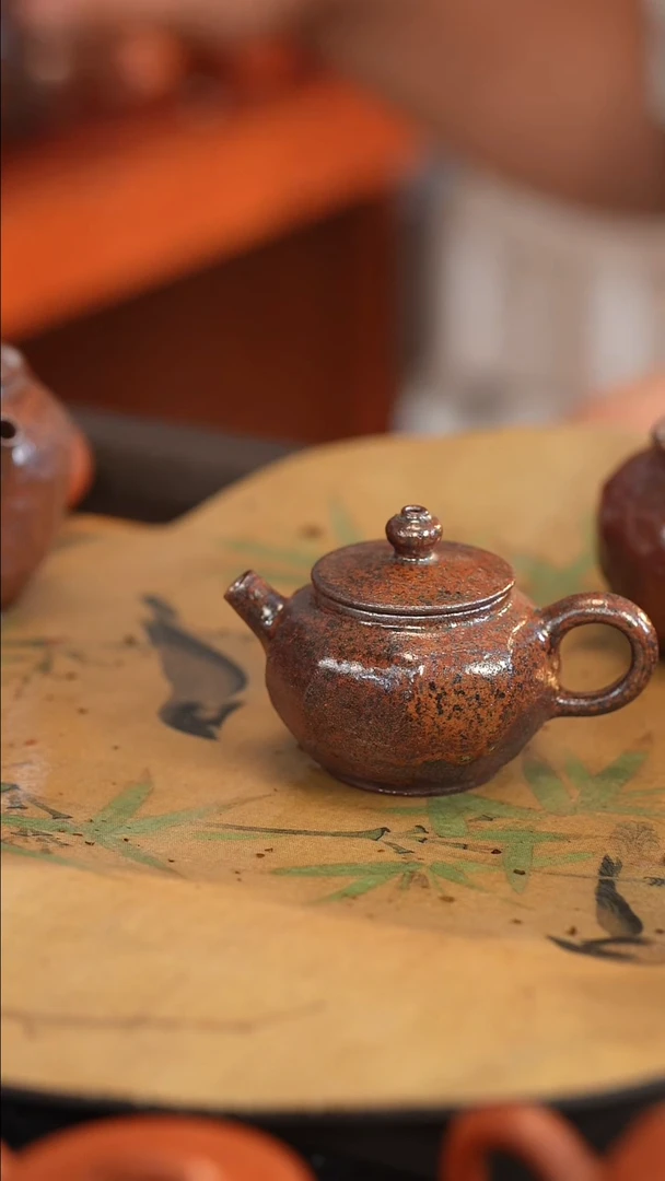 茶壶紫砂原矿手工制作