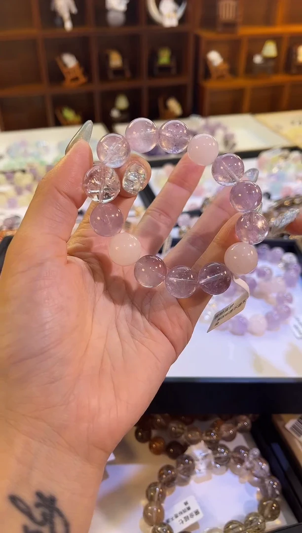 未镶嵌手链水晶紫水