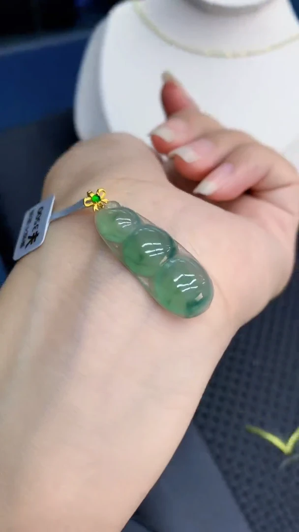 【闪购商品】翡翠颈饰18K金镶嵌            8