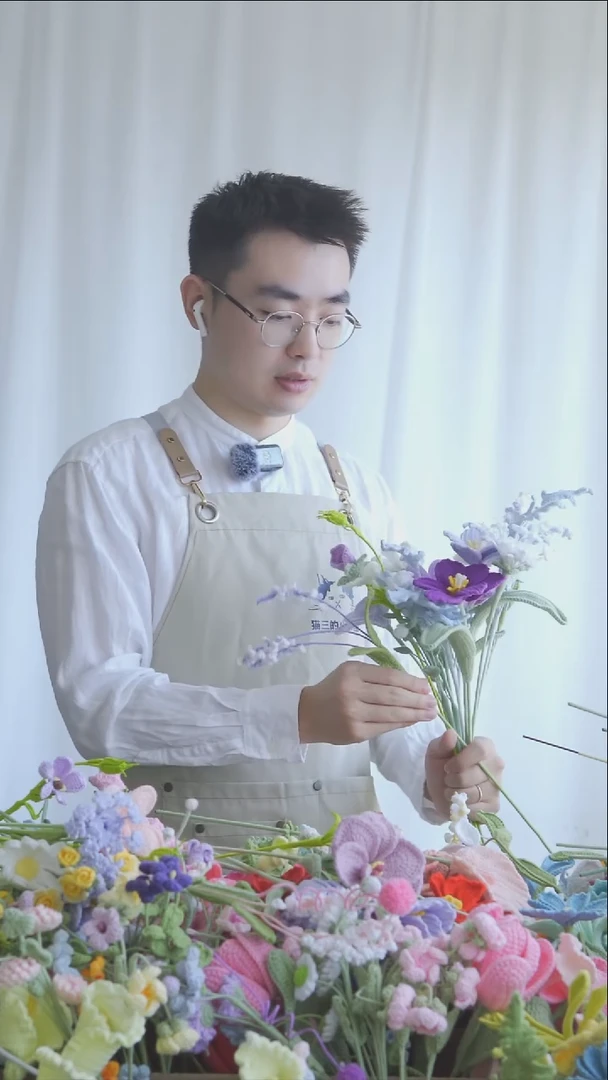 【10】猫三的小花园 钩织花艺