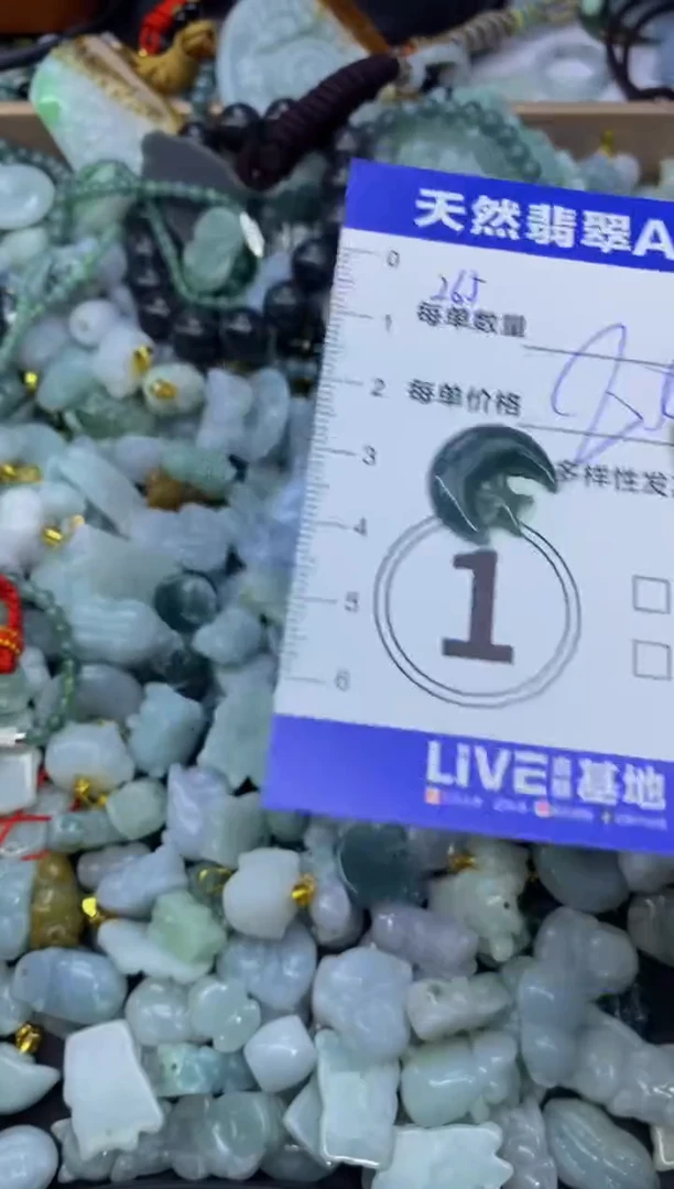 颈饰未镶嵌翡翠天然翡翠A货批量多样性发一件