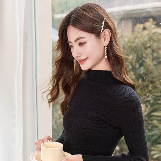 【直播专享】N844004毛针织衫 香影2024休闲百搭时尚显瘦冬新款