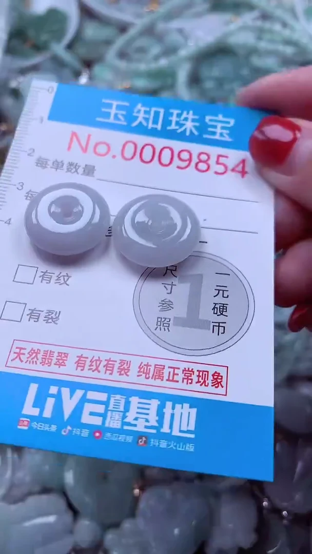 吊坠(不含链)未镶嵌翡翠9854
