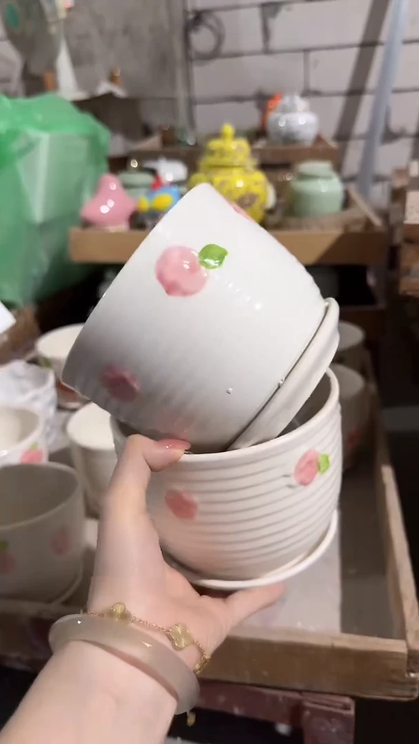 高温陶瓷花盆+E21