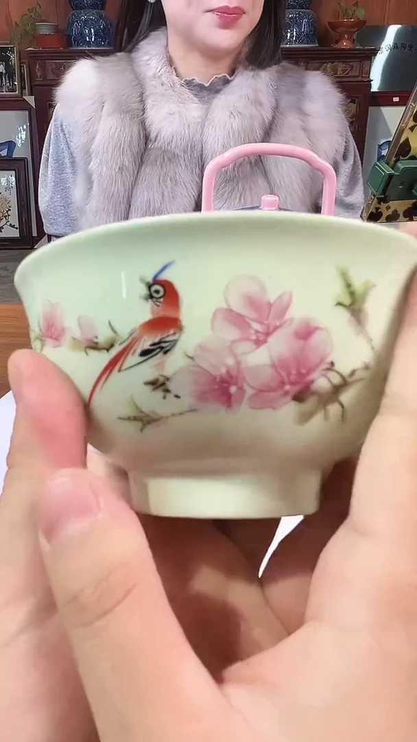 摆件陶景德镇陶瓷青花摆件6