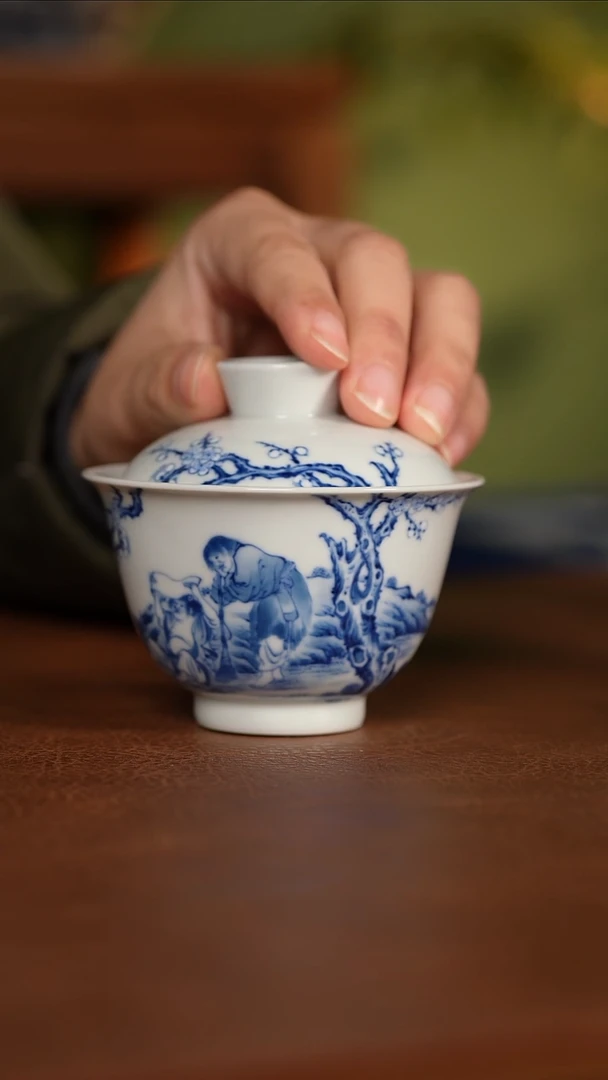 【闪购商品】杯华山拙隐 二仙盖碗