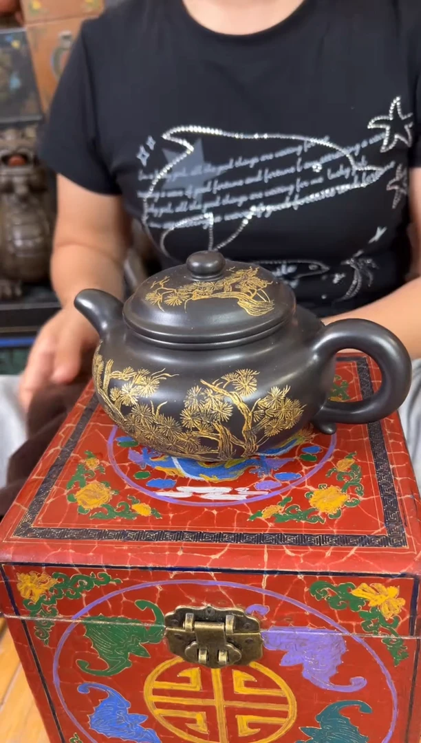 茶壶紫砂原矿紫砂壶