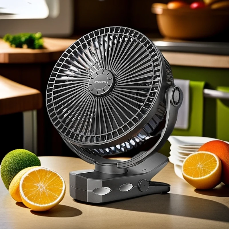 usb小型宿舍学生夏天便携式风扇大风力台夹式小风扇遥控宿舍风扇