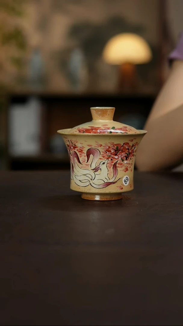 景德镇陶瓷杯碗柴烧多人
