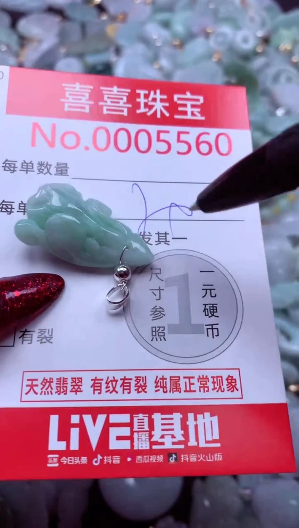 颈饰未镶嵌翡翠5560