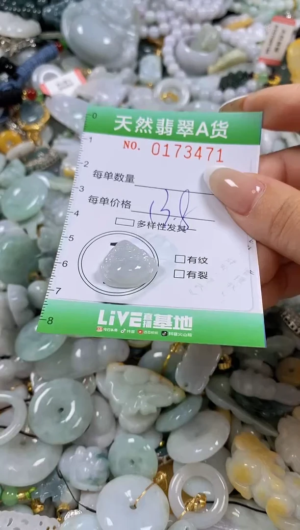 翡翠未镶嵌颈饰闪购0173471