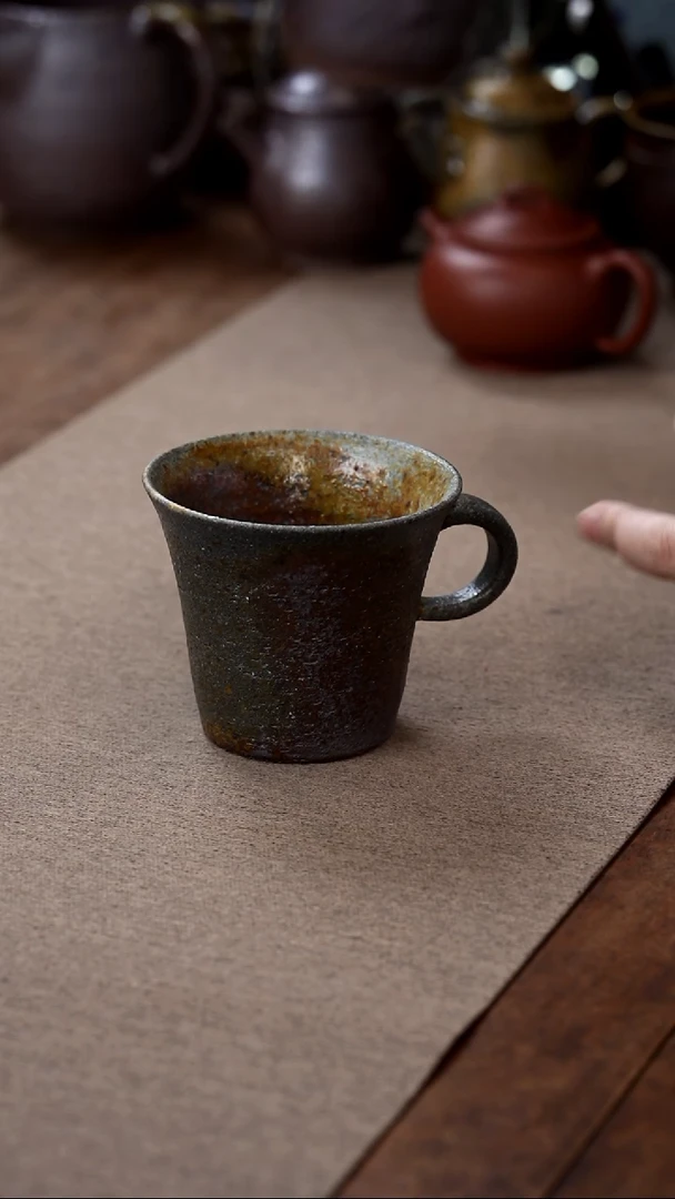 茶壶紫砂 柴烧咖啡杯