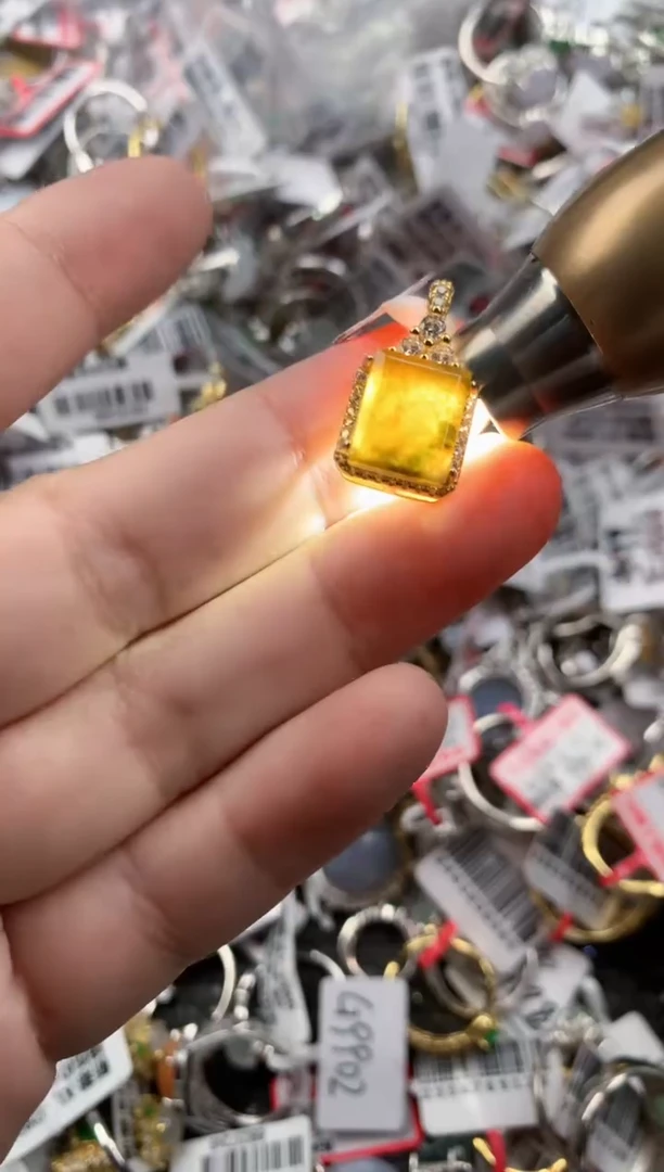 银S925镶嵌戒指翡翠1010   8