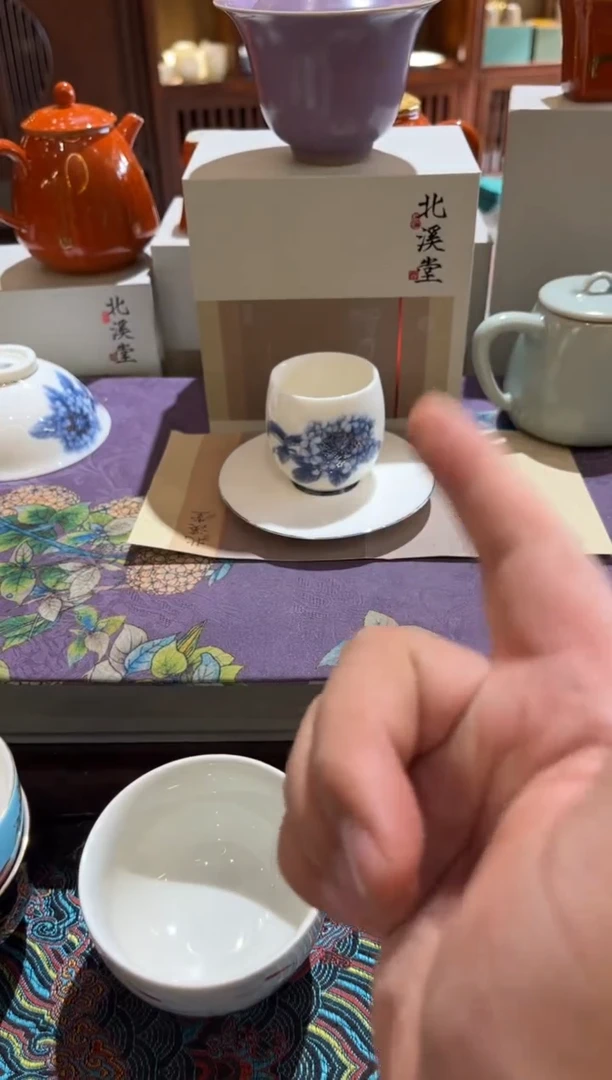 蓝绣球一杯一碟茶具茶具茶具茶具茶具茶具