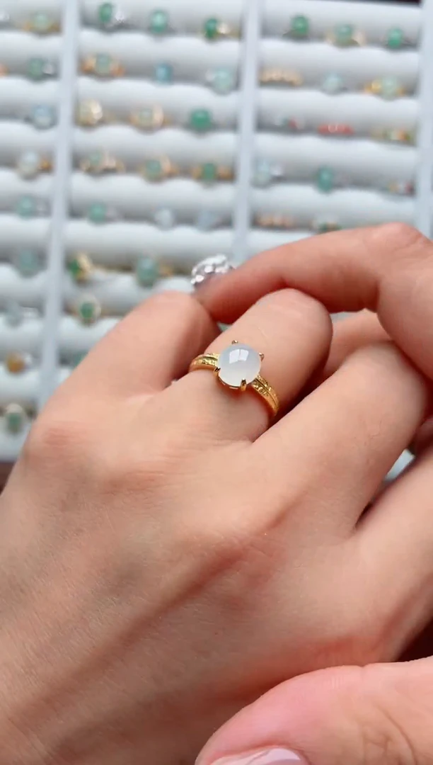 吊坠(不含链)银S925镶嵌翡翠.