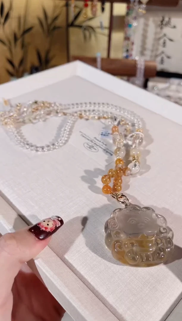 未镶嵌项链水晶SY17多样性发一 颜色微差