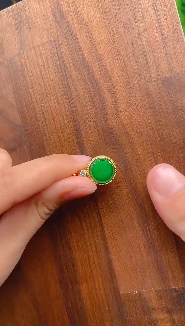 【闪购商品】翡翠吊坠(不含链)银S925镶嵌平安喜乐无事牌