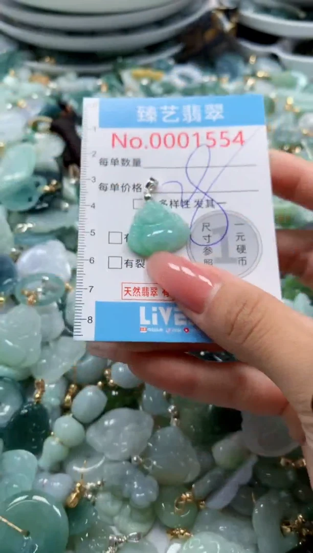 翡翠未镶嵌颈饰1554