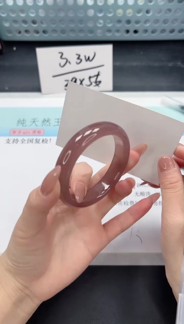 【闪购商品】石英质玉手镯合金A136-55