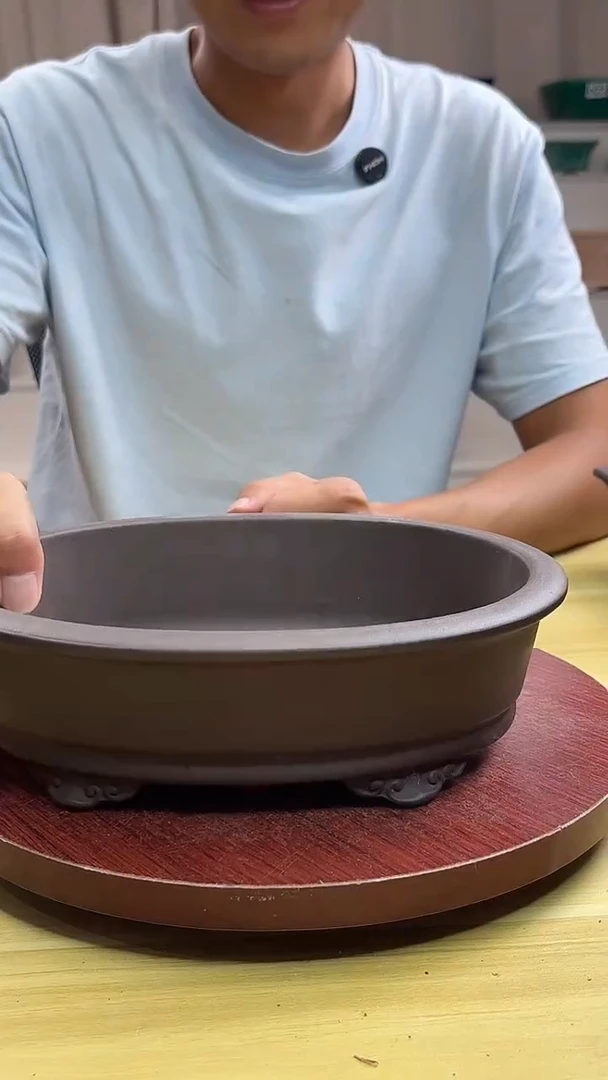 紫砂花盆浅草紫砂花盆