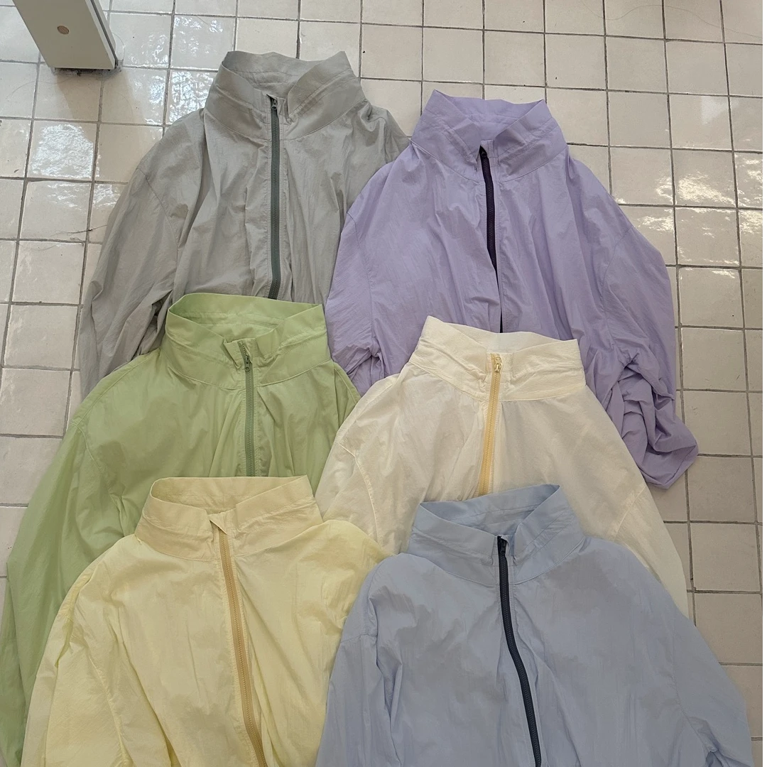 轻户外花苞立领防晒皮肤衣女士韩系慵懒好搭显瘦款