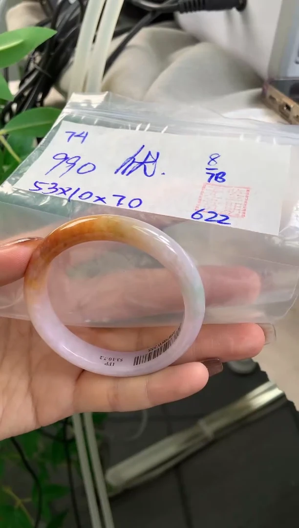 翡翠手镯未镶嵌优***场翡翠手镯 下单联系小耳机#74