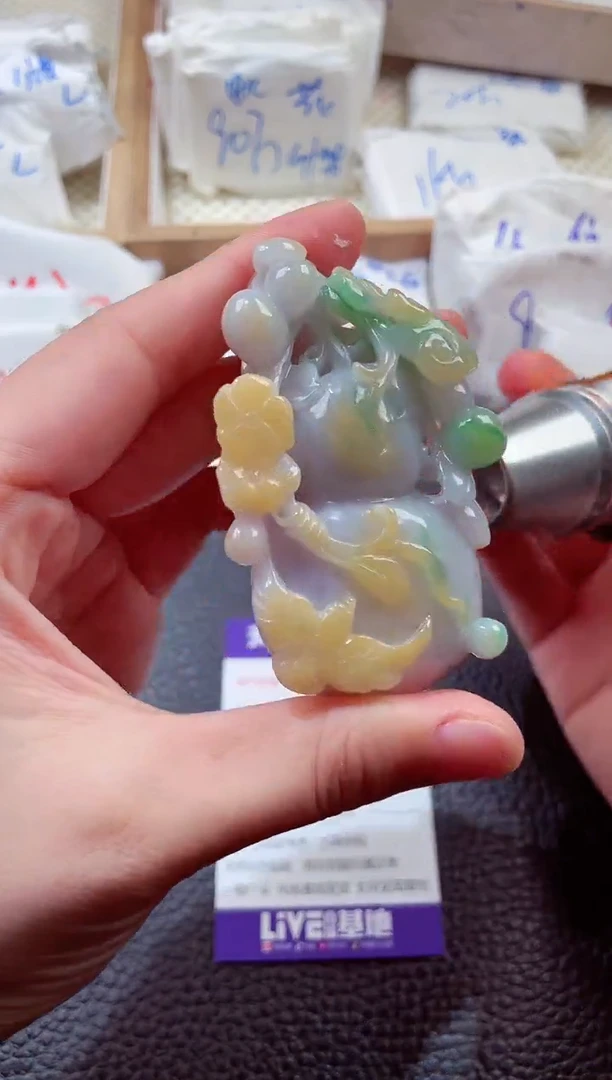 翡翠未镶嵌颈饰000003457