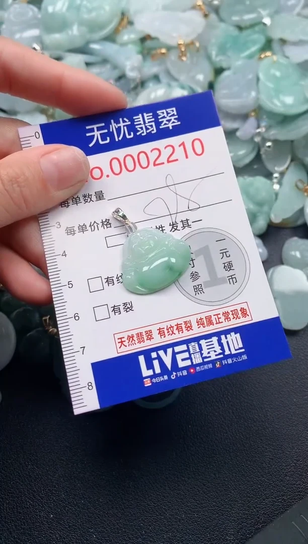 吊坠(不含链)未镶嵌翡翠2210