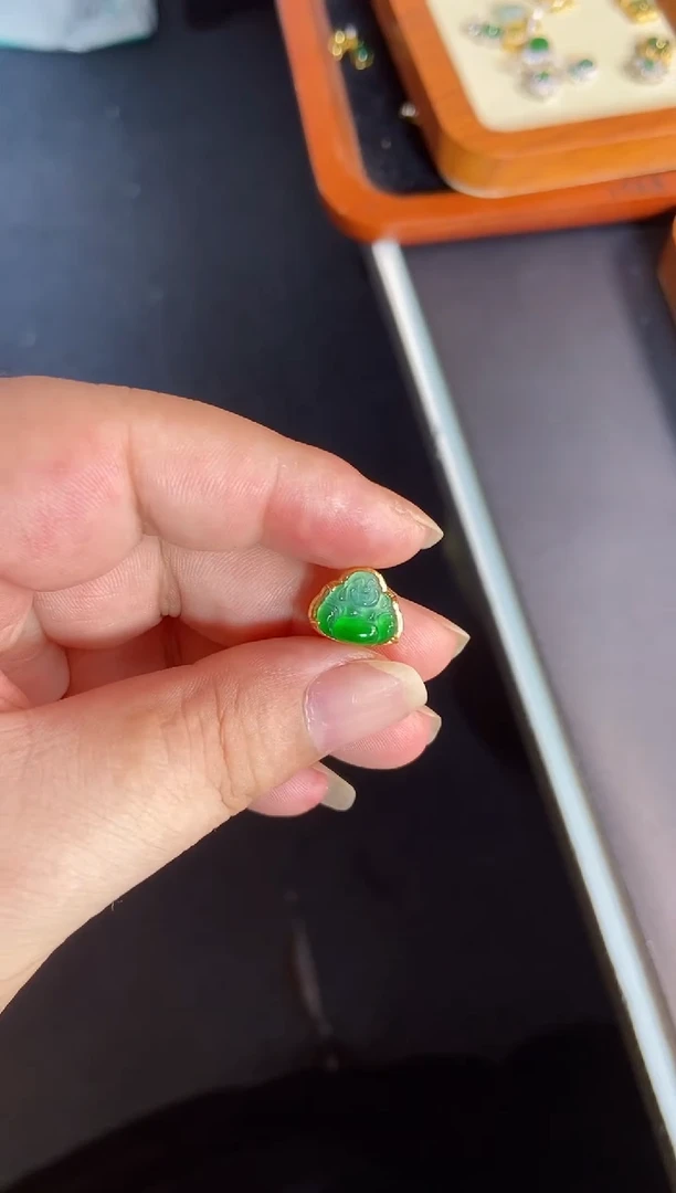 吊坠(不含链)银S925镶嵌翡翠1