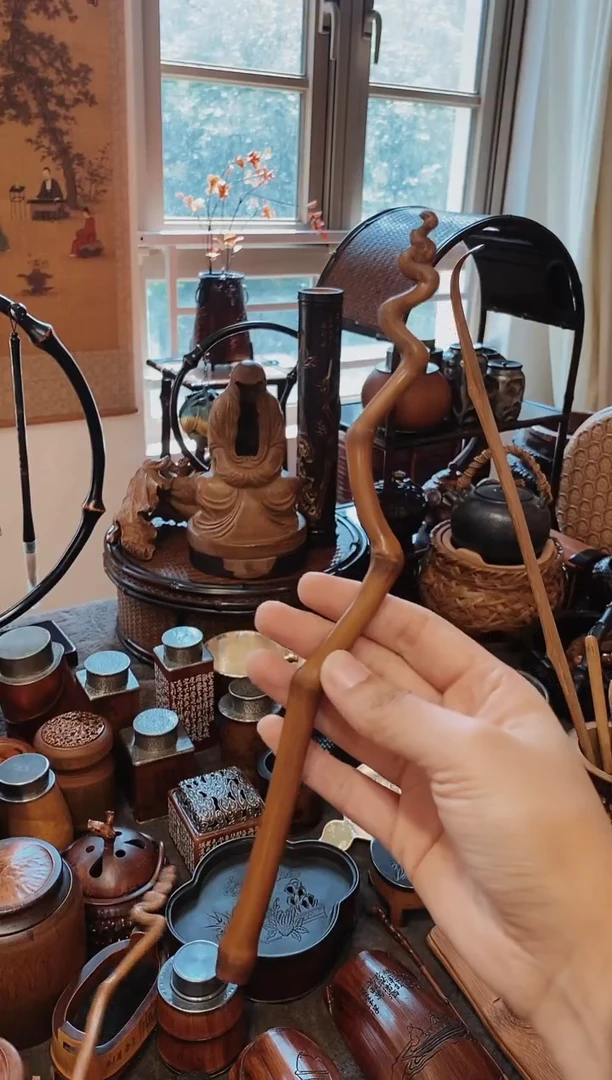 史**转老竹子精品款手把件