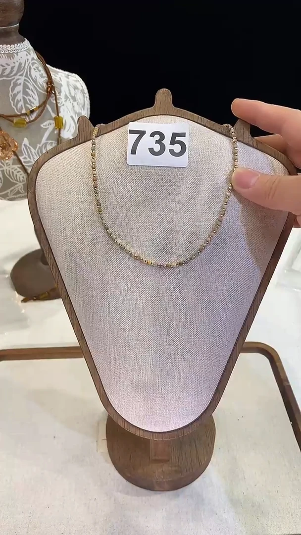 项链钛钢淡水珍珠735