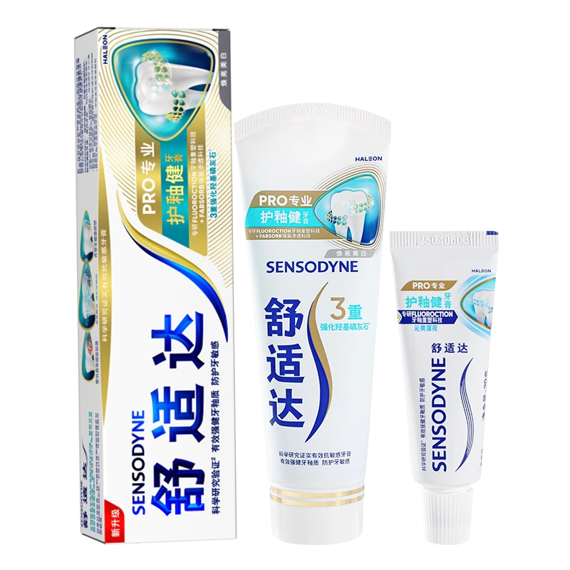 舒适达护釉健焕亮美白牙膏100g（赠护釉健20g）