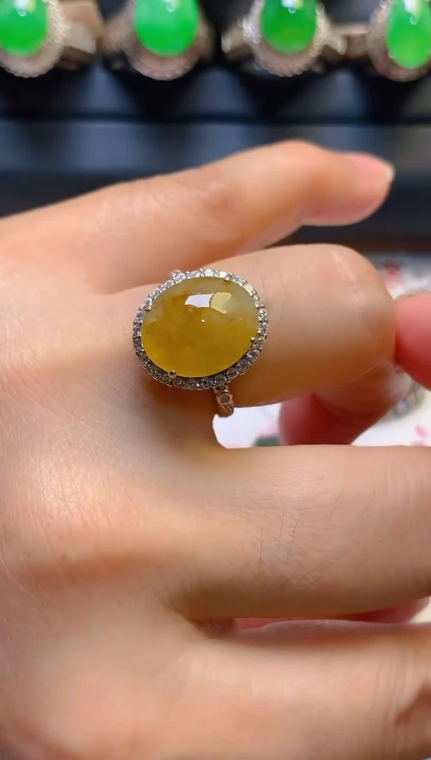 【闪购商品】翡翠耳饰银S925镶嵌天然A货翡翠1