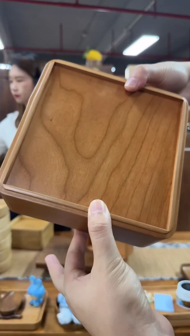 木16北美红樱桃小茶盒（不带盖）