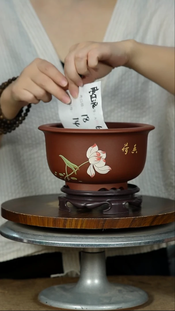 紫砂花盆6671+——S^紫砂花盆紫砂